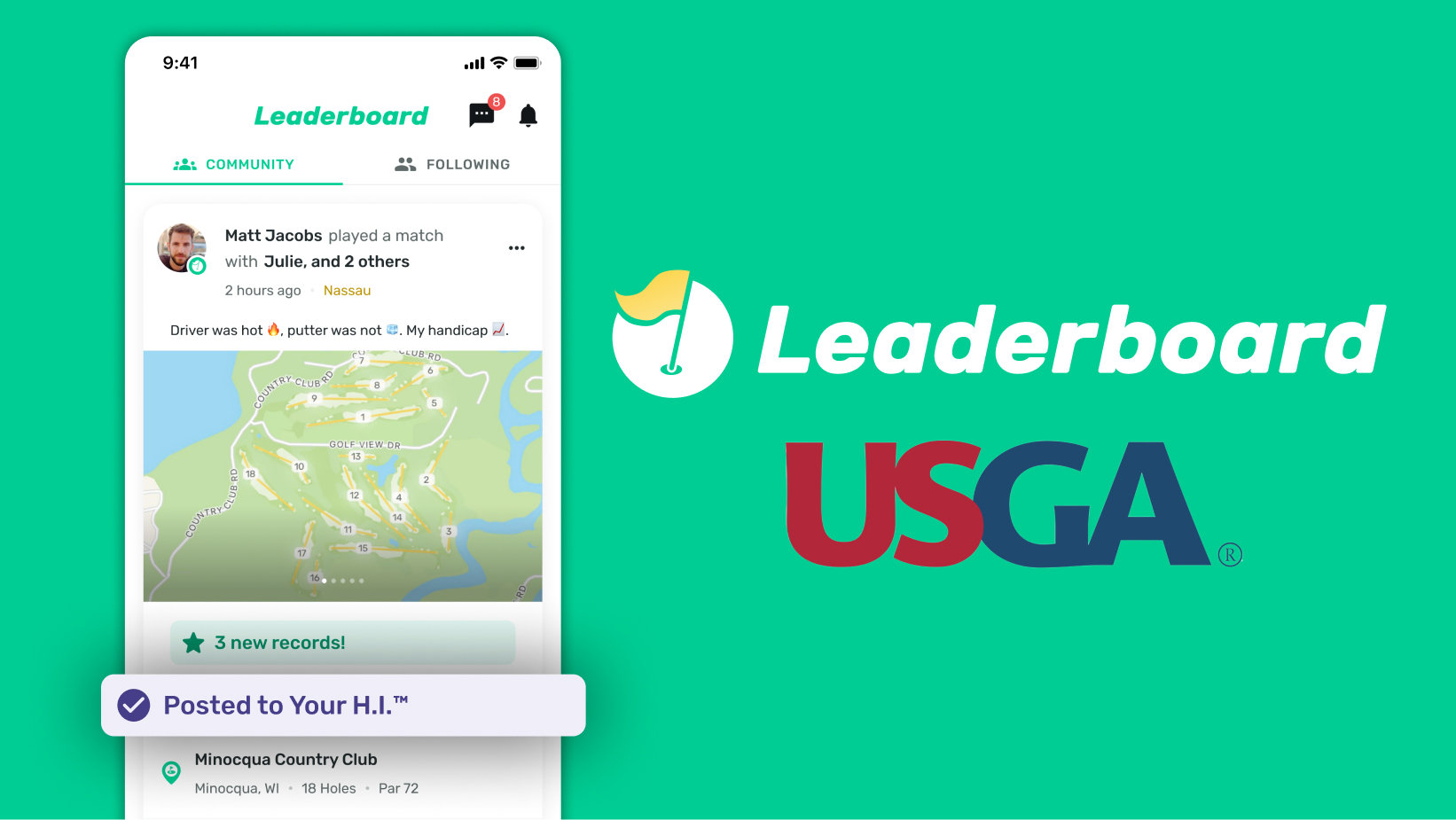 BYO Handicap Index Leaderboard Integrates with USGA